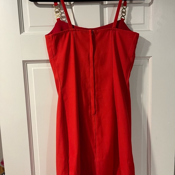 Red Mini Dress Size S - Picture 4 of 5